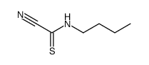 butylcarbamothioyl cyanide Structure