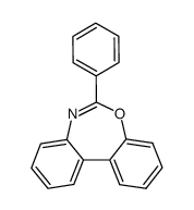 6-phenyldibenz[d,f]-1,3-oxazepine结构式