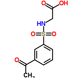 [[(3-ACETYLPHENYL)SULFONYL]AMINO]ACETIC ACID picture