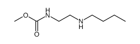 methyl (2-(butylamino)ethyl)carbamate Structure