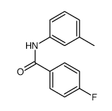 4-fluoro-N-(3-methylphenyl)benzamide Structure