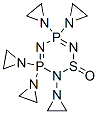 2,3,3,5,5-Pentakis(1-aziridinyl)-3,3,5,5-tetrahydro-2H-1,2,4,6,3,5-thiatriazadiphosphorine 1-oxide结构式