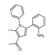 3-acetyl-5-(2-aminophenyl)-2-methyl-1-phenyl-1H-pyrrole Structure