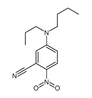 5-[butyl(propyl)amino]-2-nitrobenzonitrile Structure