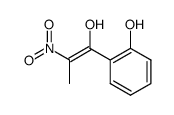 2-(1-hydroxy-2-nitroprop-1-en-1-yl)phenol Structure