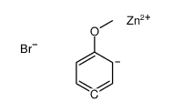 bromozinc(1+),methoxybenzene Structure