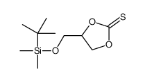 4-[[tert-butyl(dimethyl)silyl]oxymethyl]-1,3-dioxolane-2-thione Structure