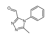 5-methyl-4-phenyl-1,2,4-triazole-3-carbaldehyde结构式