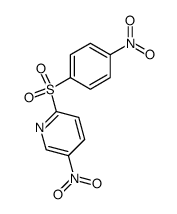 5-nitro-2-(4-nitro-benzenesulfonyl)-pyridine Structure