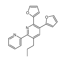 5,6-DI(FURAN-2-YL)-3-PROPYL-[2,2']BIPYRIDINYL structure