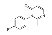 3-(4-fluorophenyl)-2-methyl-pyrimidin-4-one Structure