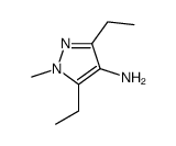 1H-Pyrazol-4-amine,3,5-diethyl-1-methyl- Structure