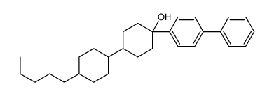 4-(4-pentylcyclohexyl)-1-(4-phenylphenyl)cyclohexan-1-ol Structure