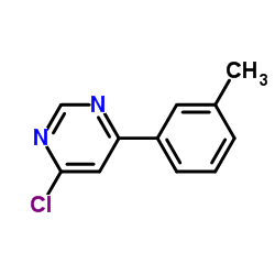 4-Chloro-6-m-tolyl-pyrimidine结构式