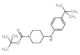 TERT-BUTYL 4-[4-(TERT-BUTYL)ANILINO]TETRAHYDRO-1(2H)-PYRIDINECARBOXYLATE Structure