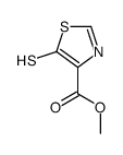 methyl 5-sulfanyl-1,3-thiazole-4-carboxylate结构式