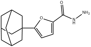 5-(1-金刚烷基)-2-呋喃肼结构式