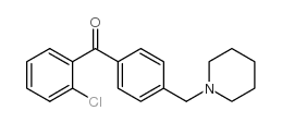 2-CHLORO-4'-PIPERIDINOMETHYL BENZOPHENONE picture