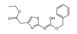 苄氧羰基氨基噻唑乙酸乙酯结构式