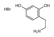 4-(2-aminoethyl)benzene-1,3-diol,hydrobromide Structure