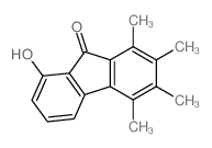 8-hydroxy-1,2,3,4-tetramethyl-fluoren-9-one Structure