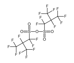 [1,1,2,3,3,3-hexafluoro-2-(trifluoromethyl)propyl]sulfonyl 1,1,2,3,3,3-hexafluoro-2-(trifluoromethyl)propane-1-sulfonate结构式