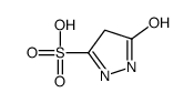 5-oxo-1,4-dihydropyrazole-3-sulfonic acid Structure