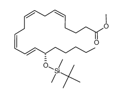 methyl (S,5Z,8Z,11Z,13E)-15-((tert-butyldimethylsilyl)oxy)icosa-5,8,11,13-tetraenoate Structure