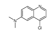 6-dimethylamino-4-chloroquinoline结构式