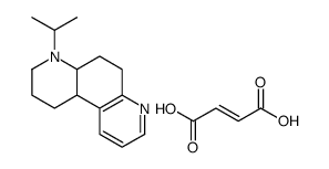 (4aR,10bS)-4-propan-2-yl-2,3,4a,5,6,10b-hexahydro-1H-4,7-phenanthroline,(E)-but-2-enedioic acid Structure