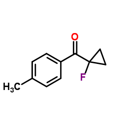 Methanone, (1-fluorocyclopropyl)(4-methylphenyl)- (9CI) Structure