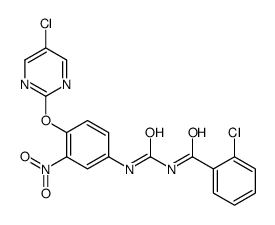 2-chloro-N-[[4-(5-chloropyrimidin-2-yl)oxy-3-nitro-phenyl]carbamoyl]be nzamide picture