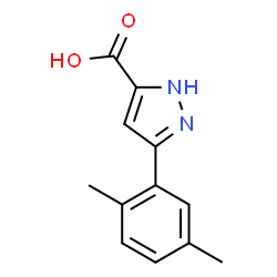 3-(2,5-Dimethylphenyl)-1H-pyrazole-5-carboxylic acid图片