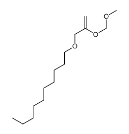 1-[2-(methoxymethoxy)prop-2-enoxy]decane结构式