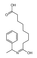 N-(alpha-methylbenzyl)azelaamic acid structure