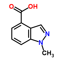 1-Methyl-1H-indazole-4-carboxylic acid Structure