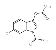 6-CHLOROINDOXYL-1,3-DIACETATE structure