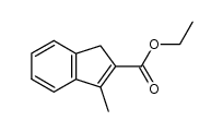 3-methyl-1H-indene-2-carboxylic acid ethyl ester Structure