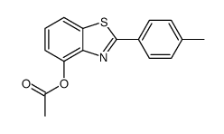 4-acetoxy-2-(4-methylphenyl)benzothiazole结构式