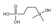 3-[hydroxy(dimethyl)silyl]propylphosphonic acid Structure