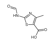 2-(formylamino)-4-methylthiazole-5-carboxylic acid Structure