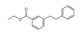 BENZOIC ACID,3-(2-PHENYLETHYL)-,ETHYL ESTER Structure