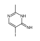 5-iodo-2-methylpyrimidin-4-amine structure