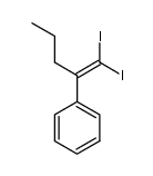 1-(1,1-diiodopent-1-en-2-yl)benzene结构式