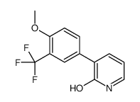 3-[4-methoxy-3-(trifluoromethyl)phenyl]-1H-pyridin-2-one Structure