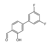 4-(3,5-difluorophenyl)-2-hydroxybenzaldehyde结构式