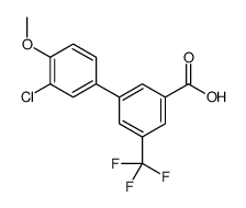 3-(3-chloro-4-methoxyphenyl)-5-(trifluoromethyl)benzoic acid Structure