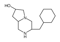 (3S,7R,8aS)-3-(cyclohexylmethyl)-1,2,3,4,6,7,8,8a-octahydropyrrol o[1,2-a]pyrazin-7-ol Structure