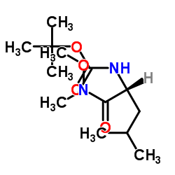 N-Boc-D-leucine N'-Methoxy-N'-Methylamide Structure