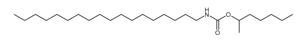 heptan-2-yl octadecylcarbamate结构式